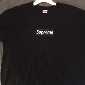Supreme F&F Black On Black T-Shirt